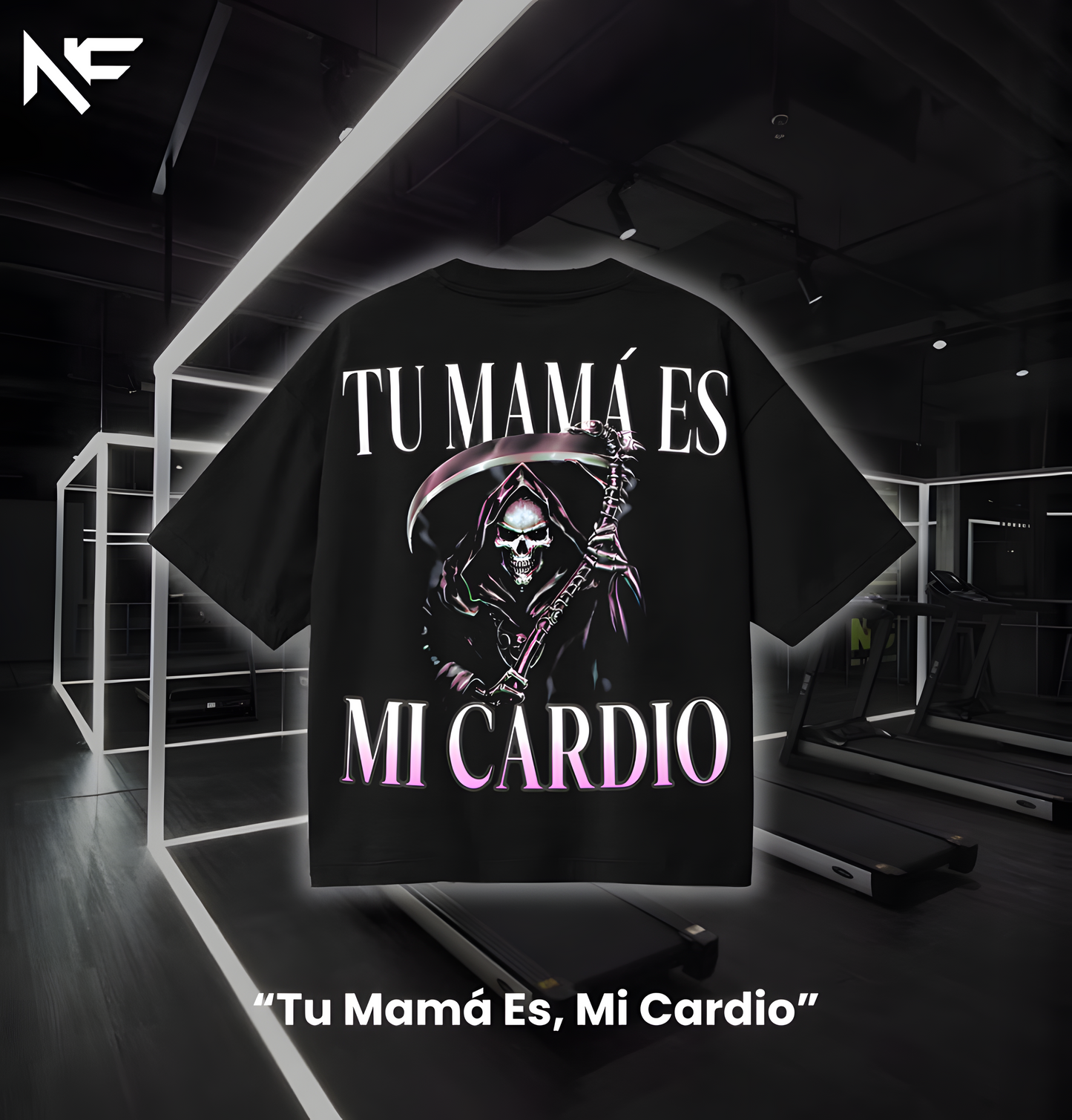 Tu Mamá Es Mi Cardio Oversize.