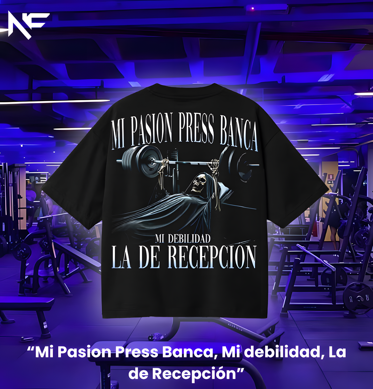 Mi Pasión Press Banca, Mi Debilidad La De Recepción Oversize.